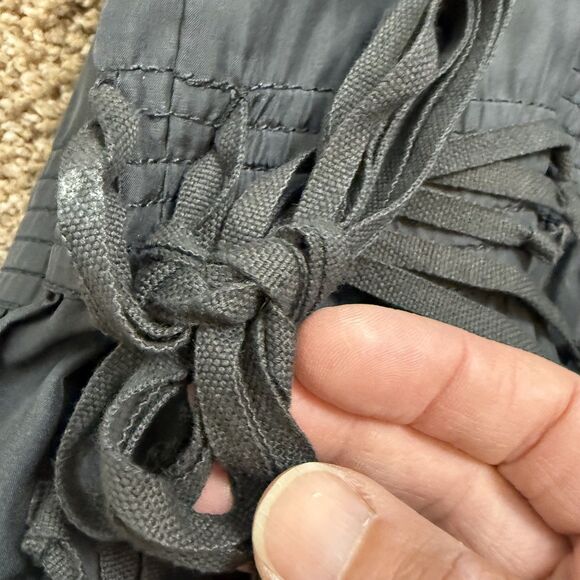 Marc Jacobs Midi Tiered Ruffle Side Ties Ruffle Deep V-Neck Dress Womens M - Picture 5 of 9